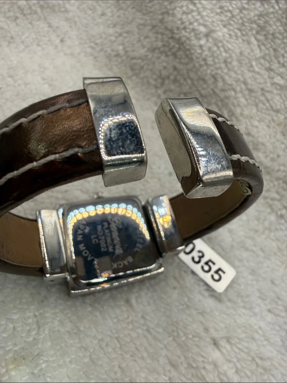 Geneva Platinum tone sunburst movement
